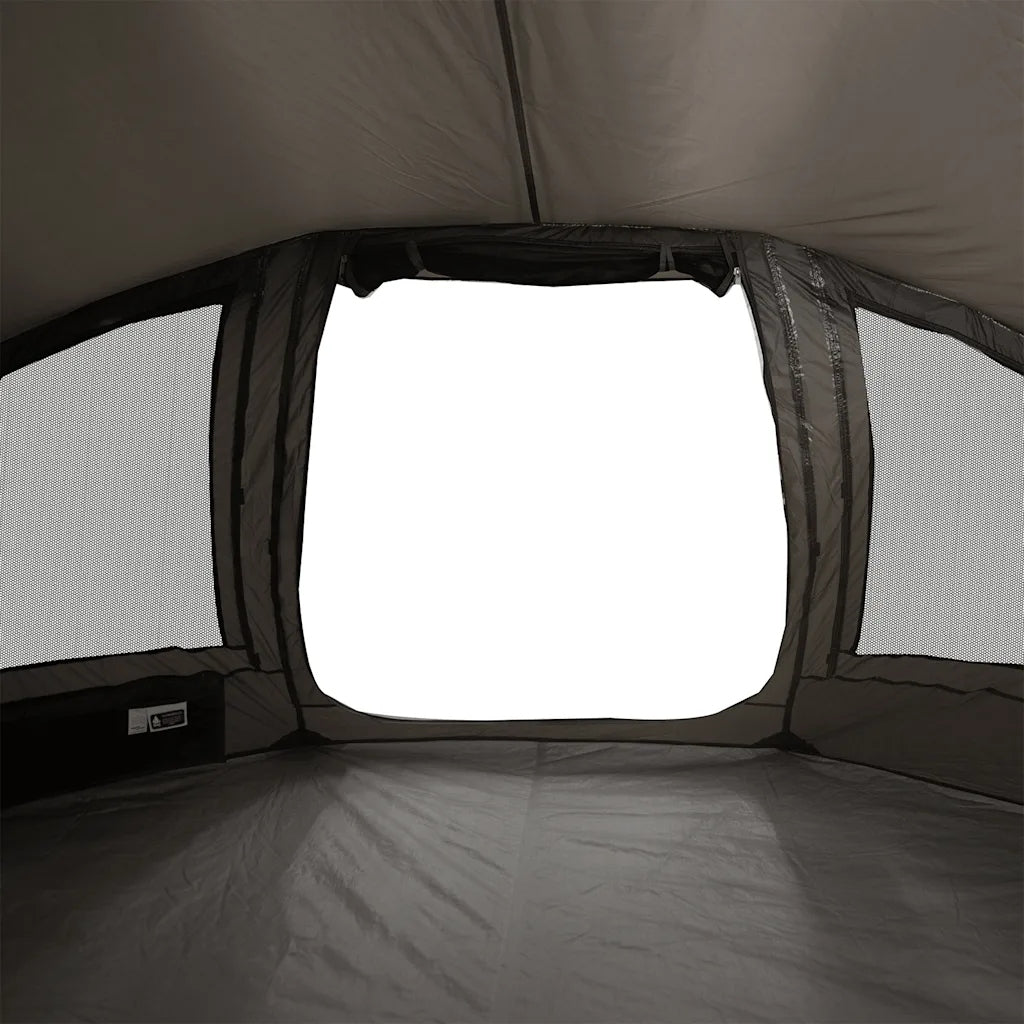 vidaXL Žvejybos palapinė, 5 vietų, pilka, atspari vandeniui vidaXL