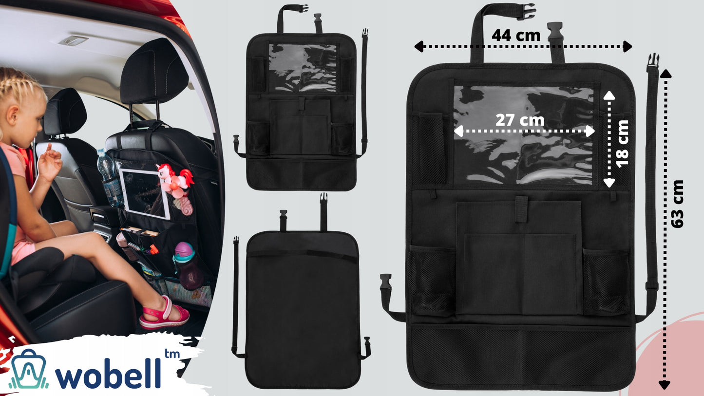 Automobilinis organizatorius apsauga sėdynei tvirtas