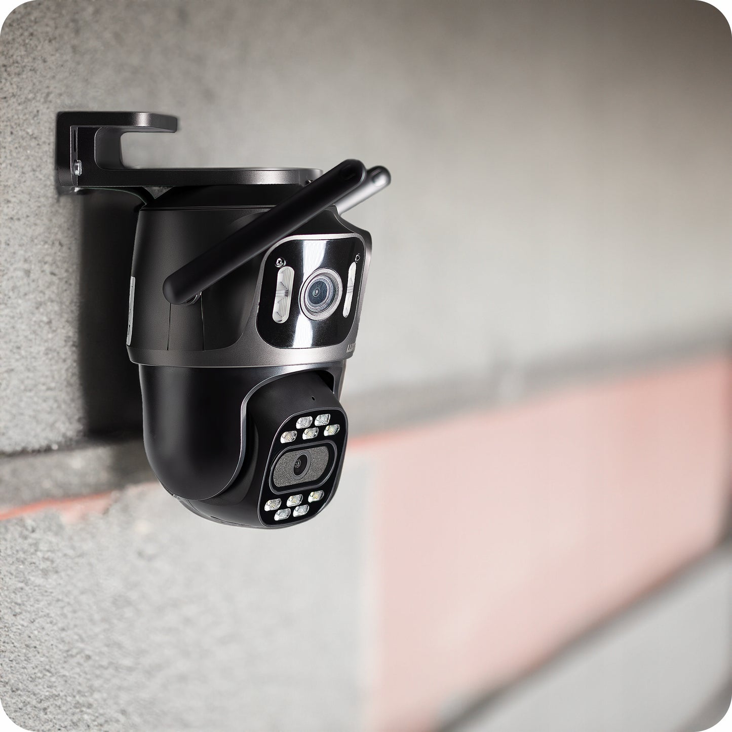 Lauko pasukama kamera su 3 objektyvais IP WIFI 2x2MPx +4MPx LUXTORN