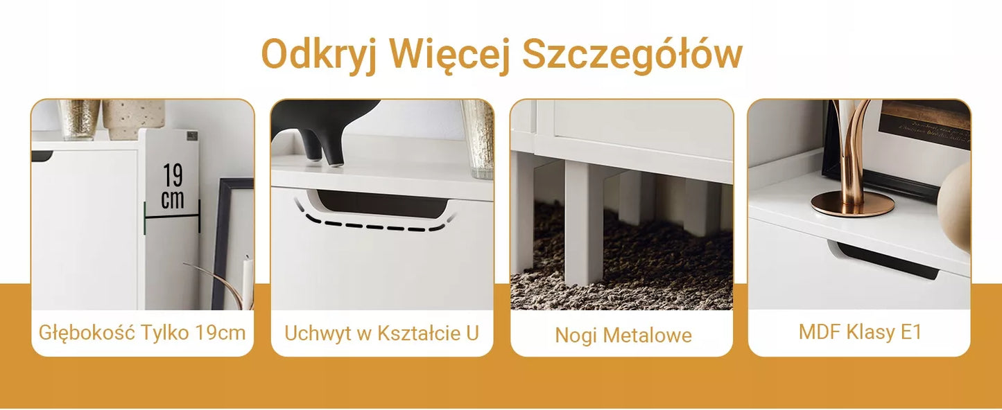Sobuy Batų spintelė drabužinė lentyna organizatorius prieškambariui FSR151-H-W
