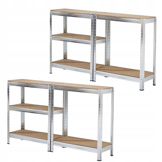 2 vnt. Metalinė sandėliavimo lentyna biurui, garažui 5 lentynos 180x90x40 875kg