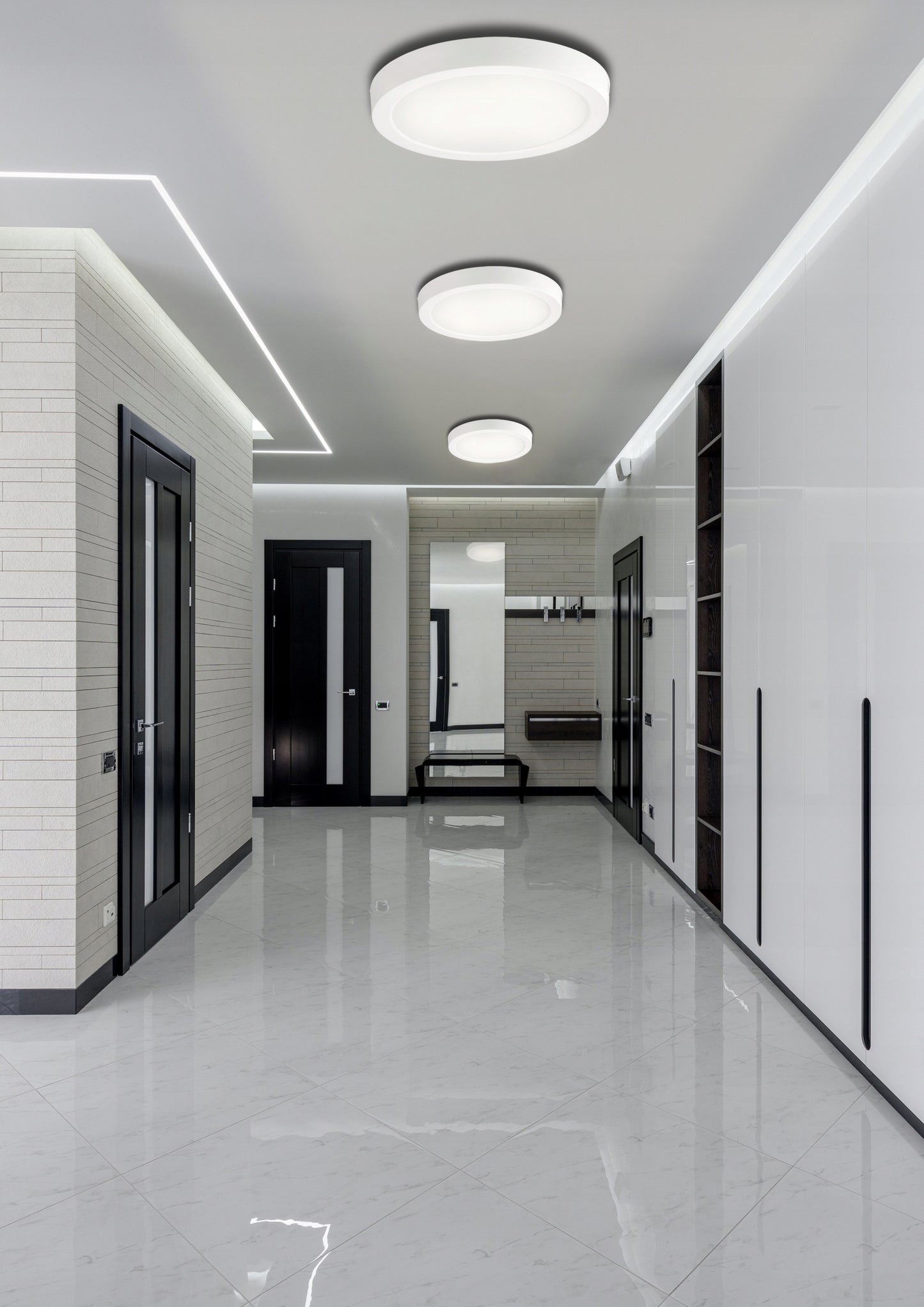 2x LED Panel Šviestuvas Lubinis Paviršinis 24W 2640lm 4000K Virtuvei