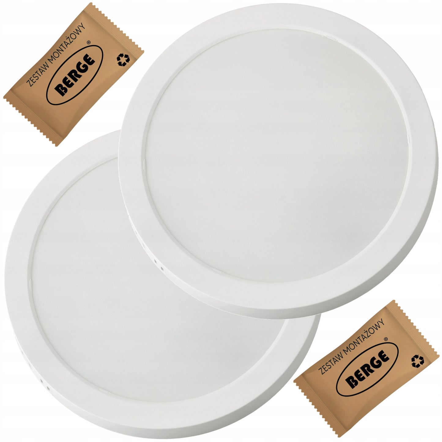 2x LED Panel Šviestuvas Lubinis Paviršinis 24W 2640lm 4000K Virtuvei