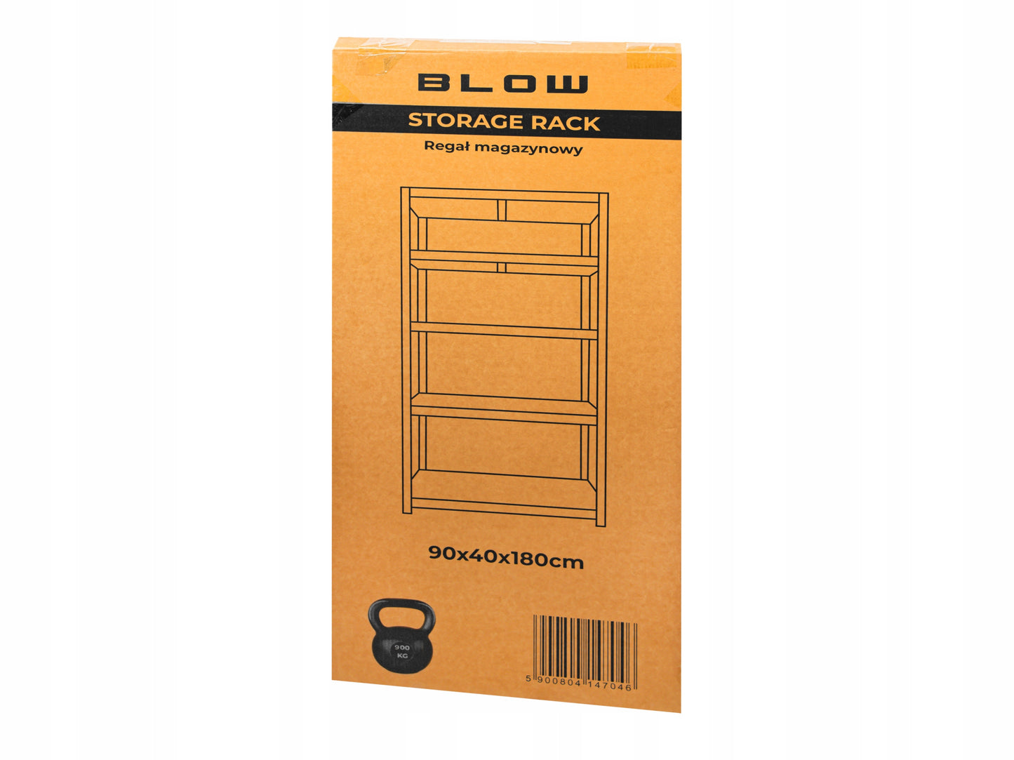 2x METALINĖ LENTYNA SANDĖLIUI 180x90x40cm 5 MDF LENTYNOS 180kg 900kg GARAŽUI