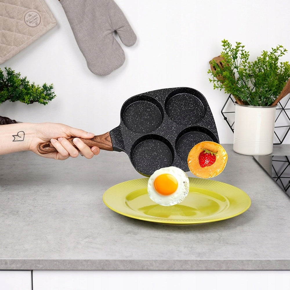 3x GRANITINĖ keptuvė keptuvės komplektas 20 24 28 cm + keptuvė kiaušiniams