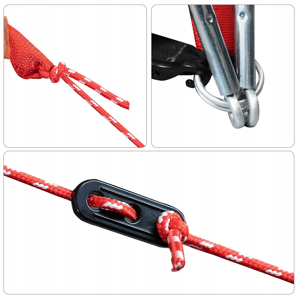 vidaXL Žvejybos palapinė, 5 vietų, pilka, atspari vandeniui vidaXL