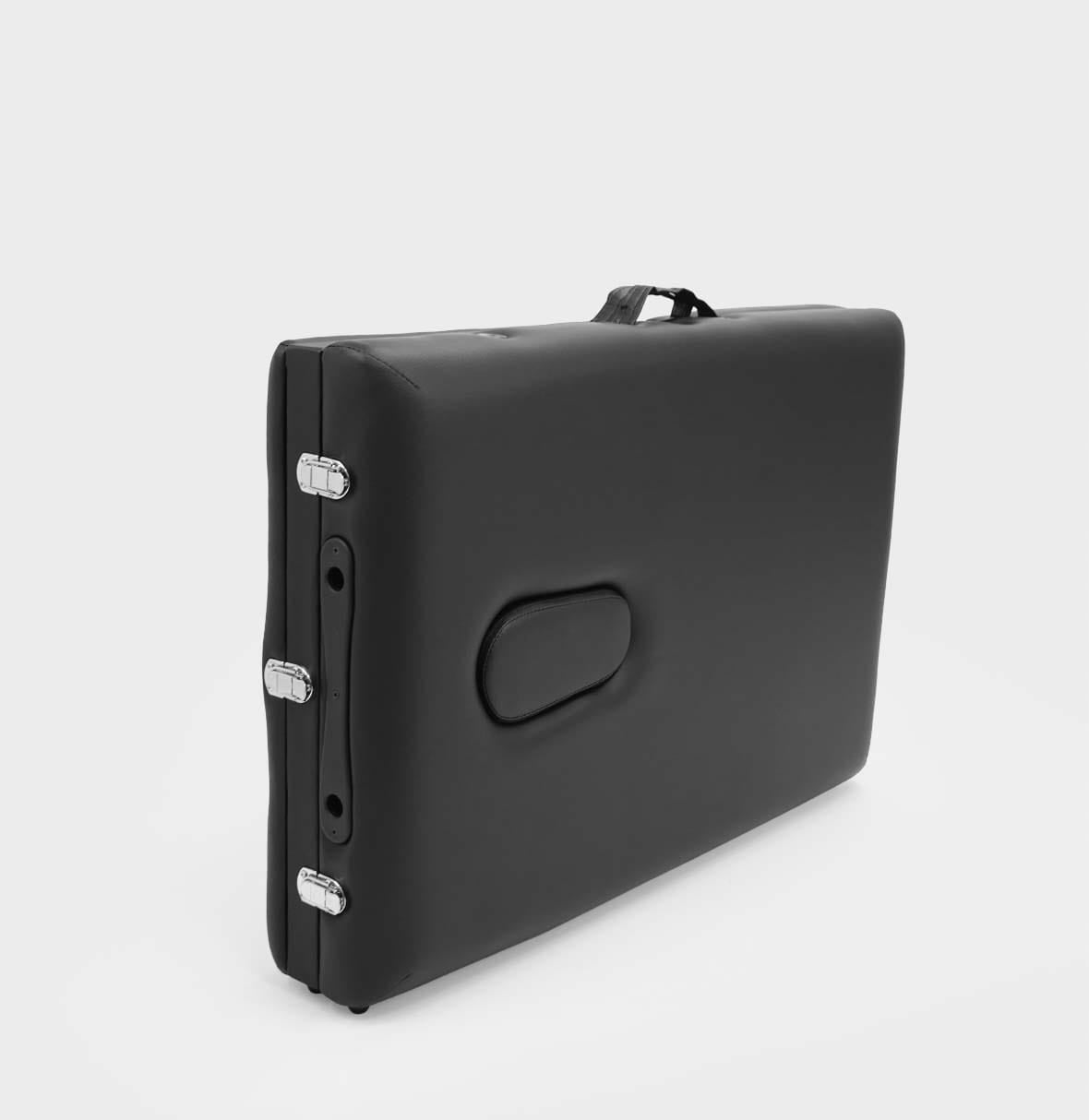 Masažinis kosmetologinis sulankstomas aliumininis stalas blakstienų priauginimui