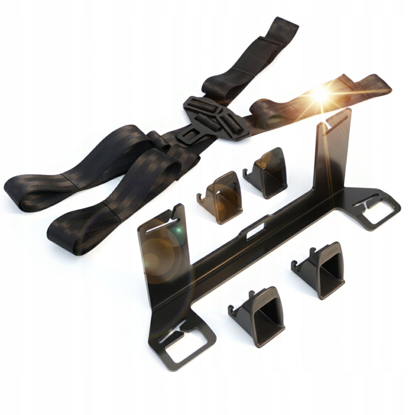 Universalus ISOFIX adapteris, automobilio kėdutės tvirtinimo bazė, saugus montavimas automobilyje.