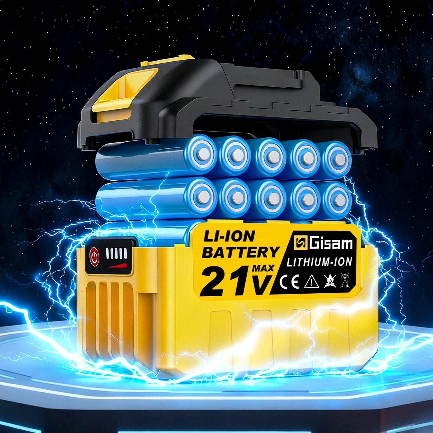 AKUMULIATORINIS SODININKYSTĖS PŪSTUVAS LAPAMS/SNIEGUI/DULKĖMS, 3 ANTGALIAI