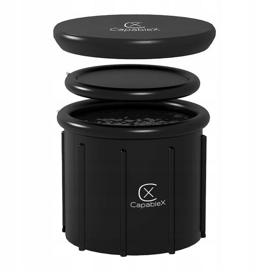 BALIA BANIA vandens vonia ledinė statinė CAPABLEX 420L dangtis 420L