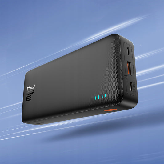 BASEUS POWER BANK 20000MAH 20W SU GREITUOJU ĮKROVIMU USB-C USB-A SU KABELIU