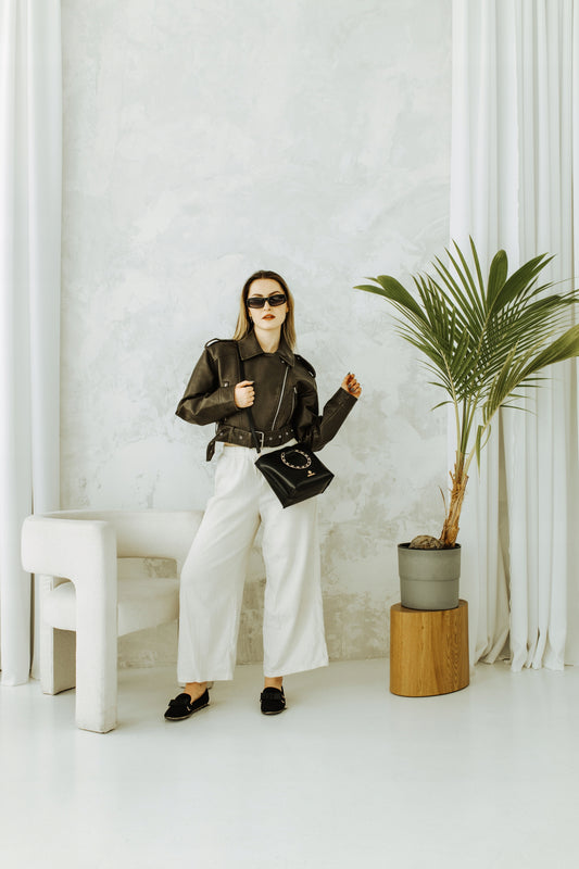 BETLEWSKI moteriška elegantiška madinga ekologiškos odos rankinė