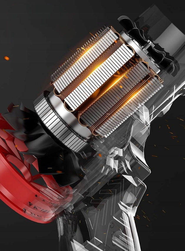 Belaidis akumuliatorinis lapų pūstuvas, turbokompresorius