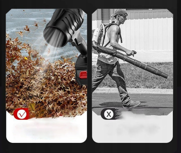 Belaidis akumuliatorinis lapų pūstuvas, turbokompresorius