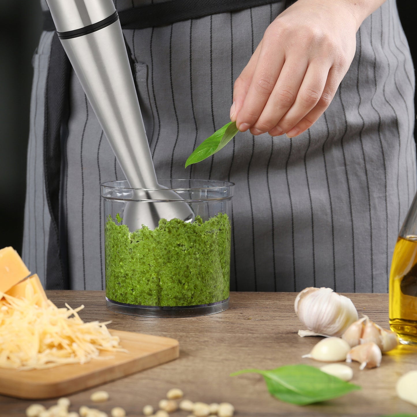 Galingas Daugiafunkcis Rankinis Virtuvinis Maišytuvas Kokteilių Plakiklis TURBO 1200W