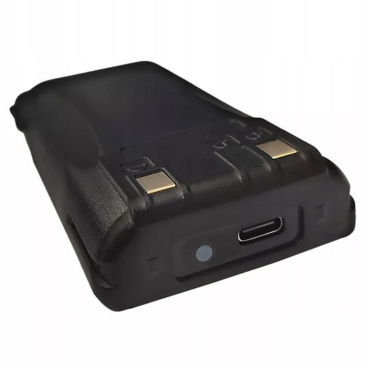 Baofeng UV-82 HTQ USB-C 2800mAh TRUMPLIŪNAS RADIOTELEFONAS RADEJO STOTELĖ WALKIE TALKIE