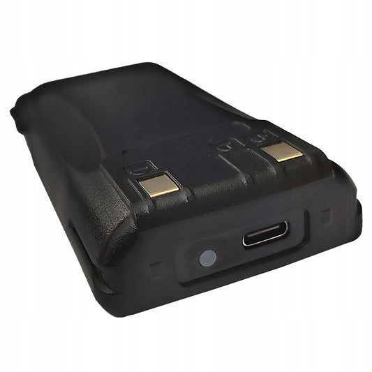 Baofeng UV-82 HTQ USB-C 2800mAh TRUMPLIŪNAS RADIOTELEFONAS RADEJO STOTELĖ WALKIE TALKIE