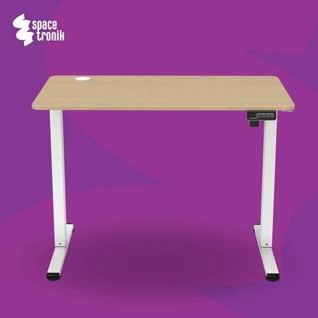 Elektrinis reguliuojamas stalas 120x60 cm, aukščio reguliavimas 72-118 cm Spacetronik