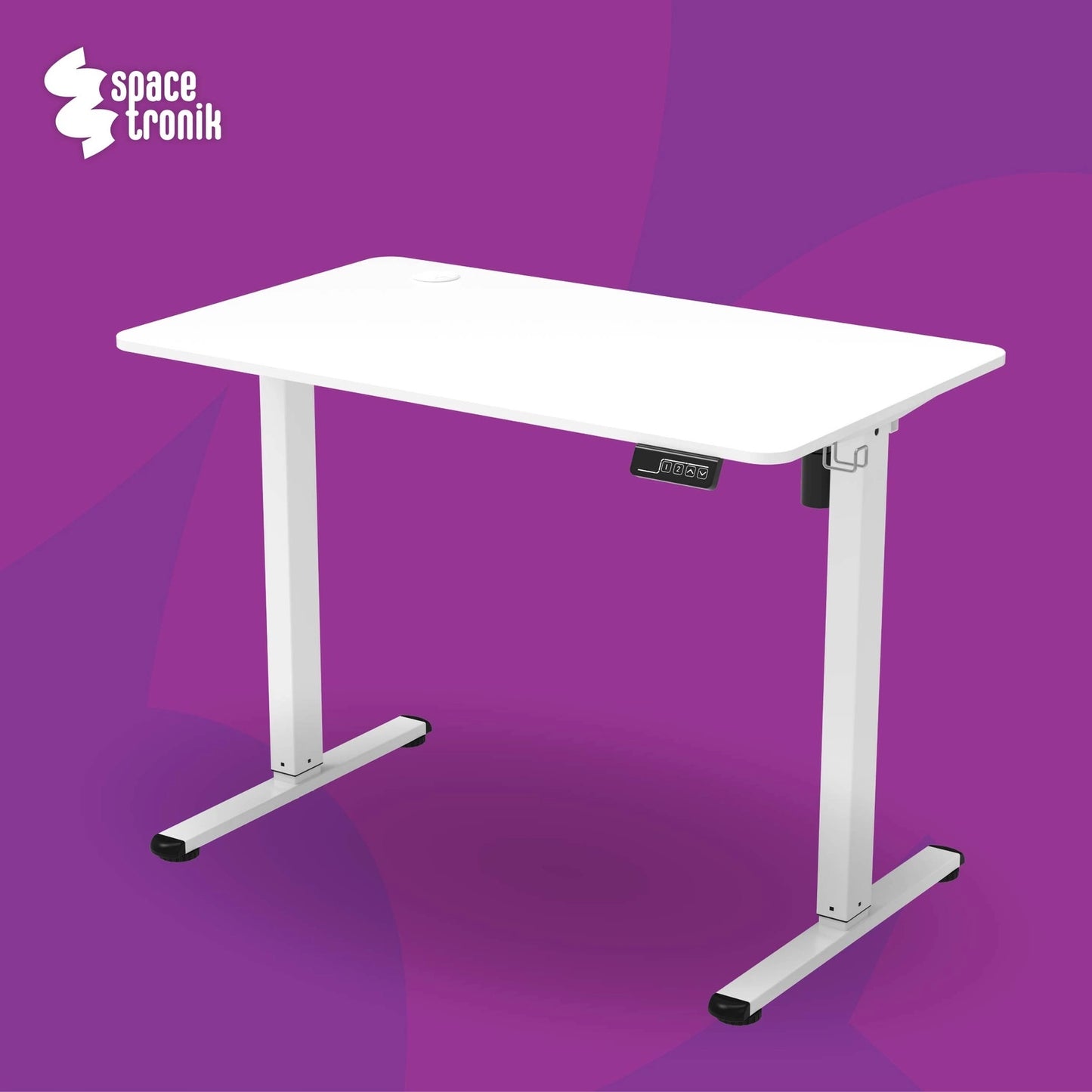 Elektrinis reguliuojamas stalas 120x60 cm, aukščio reguliavimas 72-118 cm Spacetronik