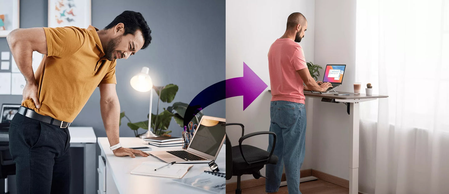 Elektrinis reguliuojamas stalas Spacetronik Moris 120BR 140x70 Ergonomiškas