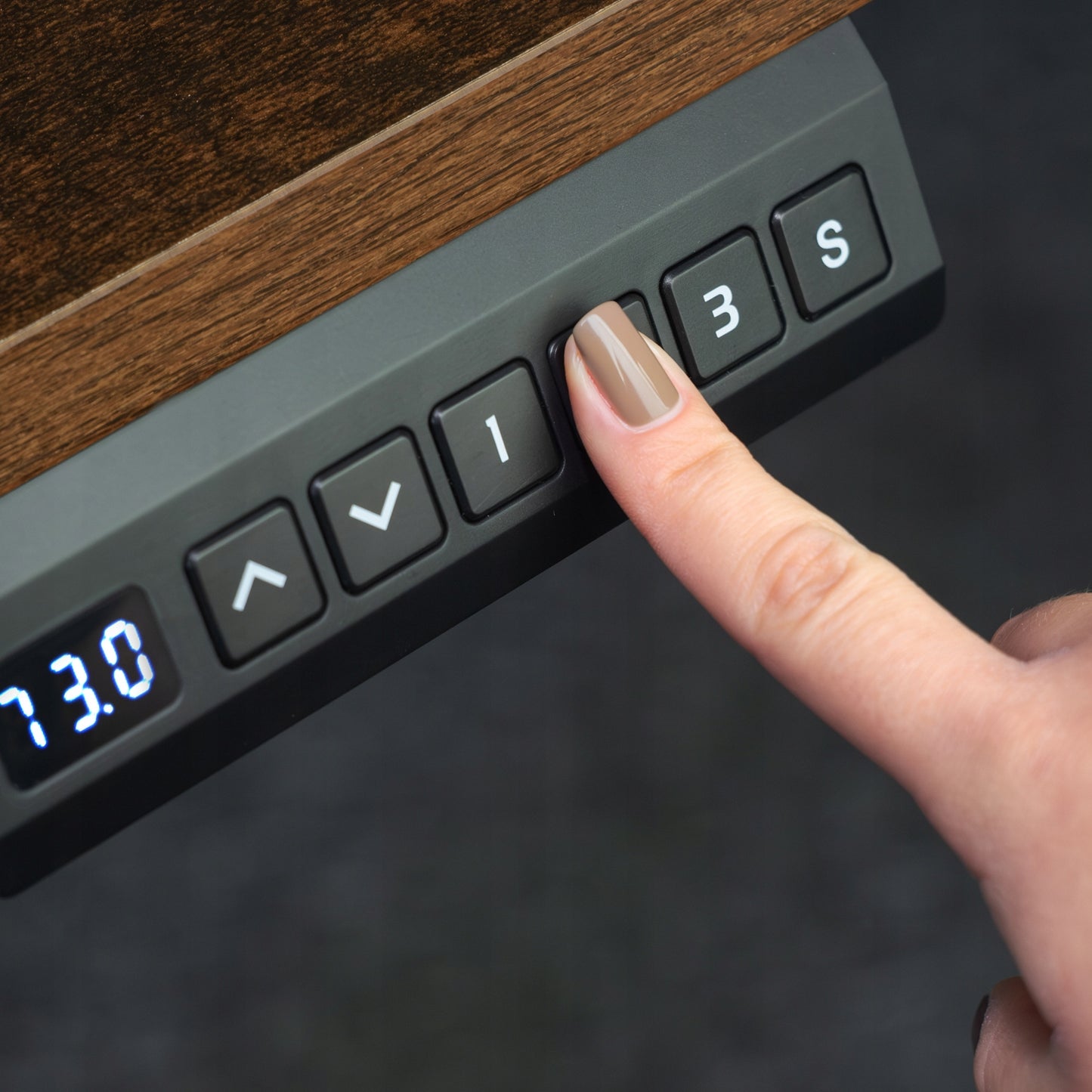 Elektrinis reguliuojamo aukščio stalas Control+ 120/60 LVNSystem rustykalny 73-122