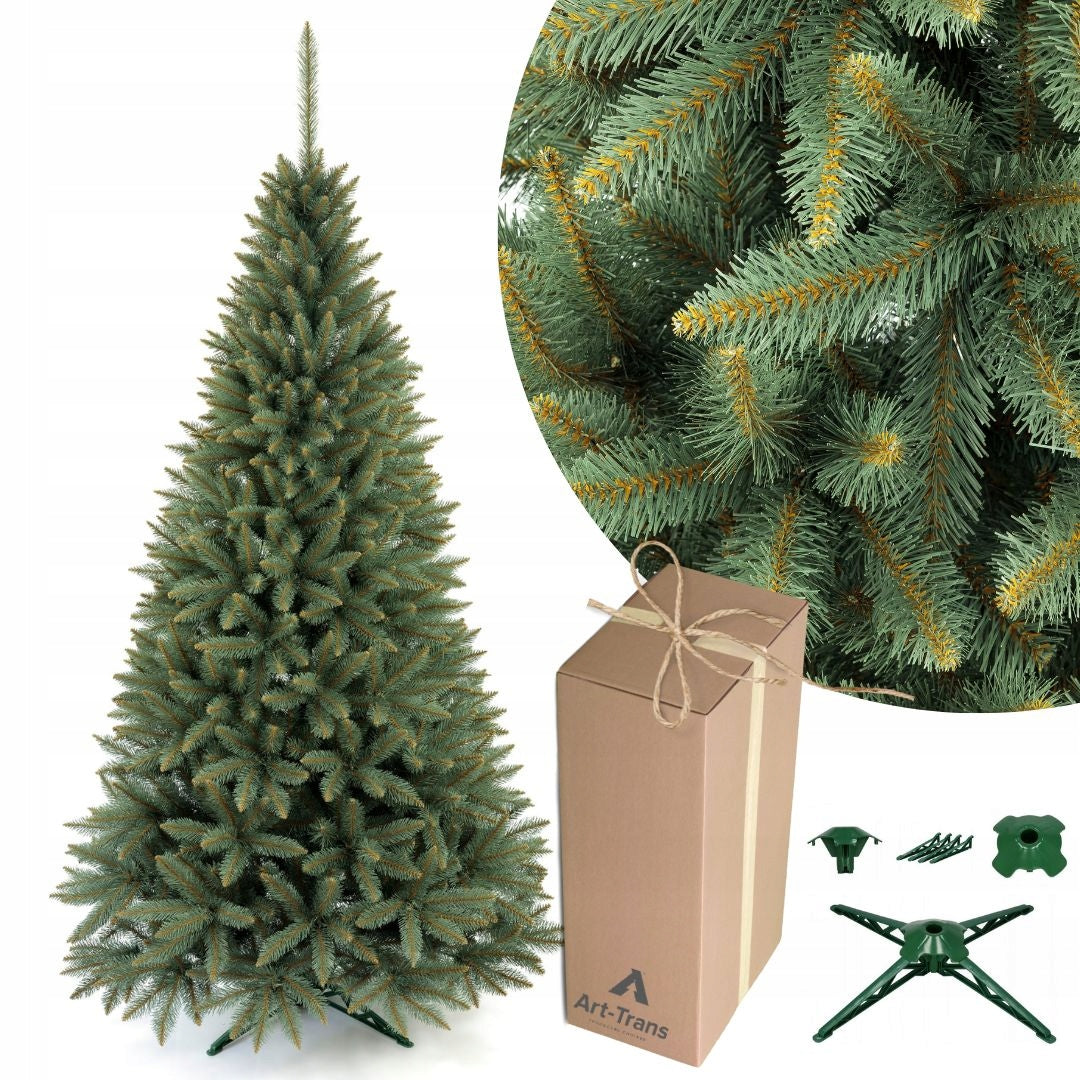 Kalėdinė eglė Lenkiškas Sidabrinis tanki kaip gyva 220 cm