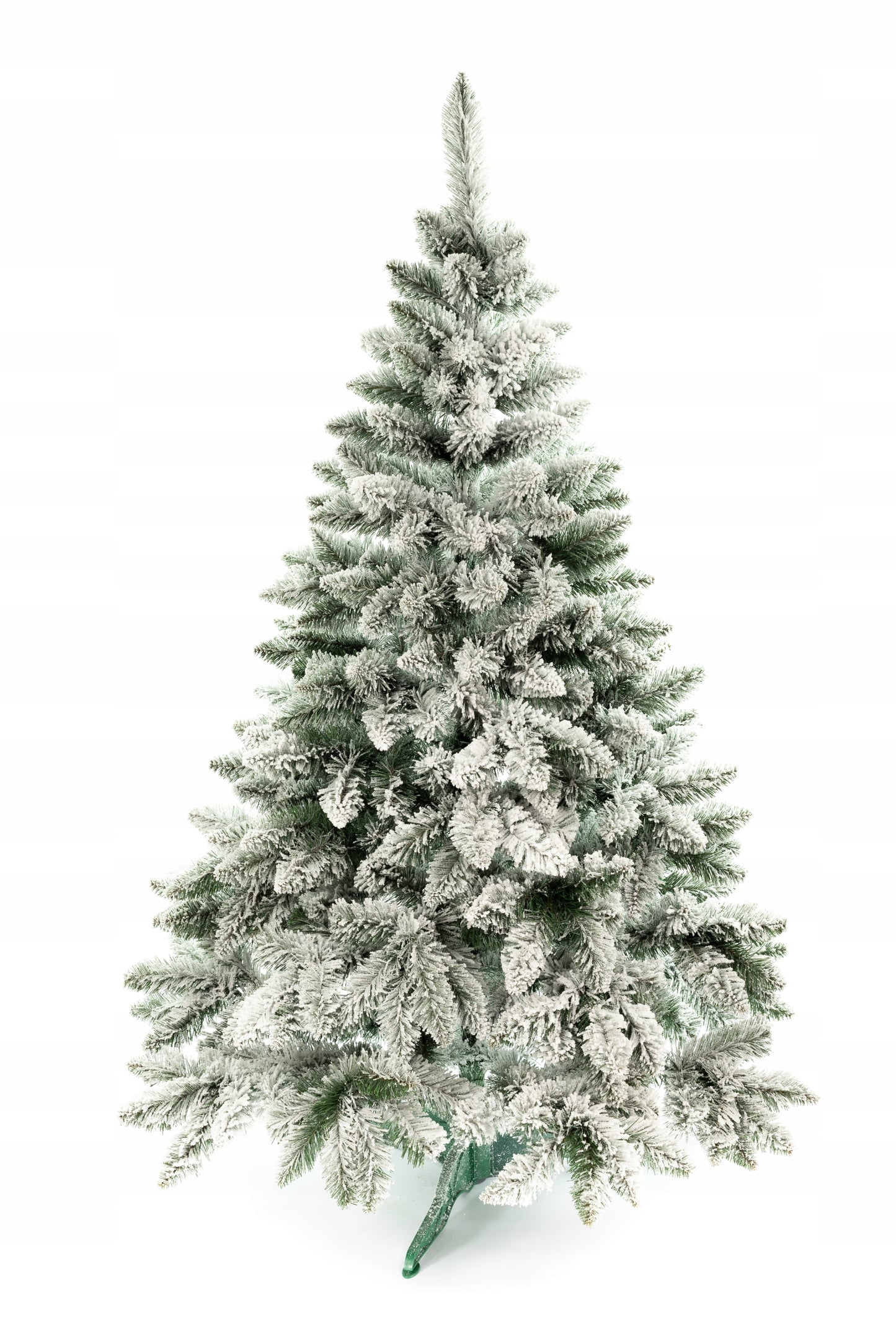 Sniego padengta pušinė eglutė, lyg gyva, 220 cm