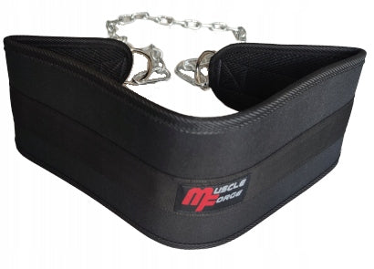 Diržas Dips papildomam svoriui, tvirtas, 240 kg, su grandine