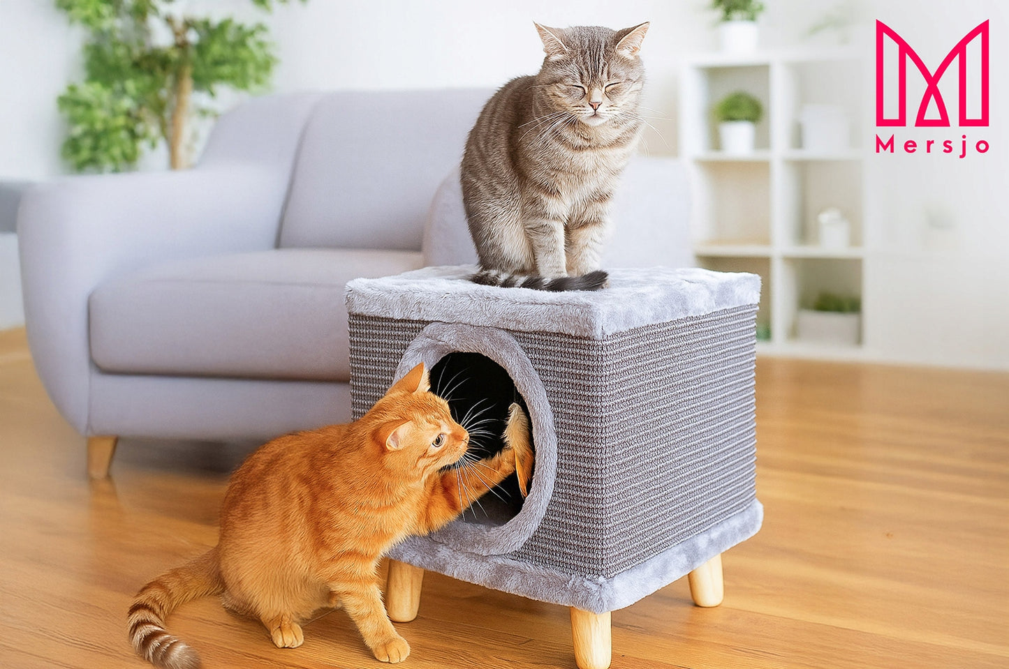 DRAPAK DLA KOTA lovagė, namelis, guolis + žaislas