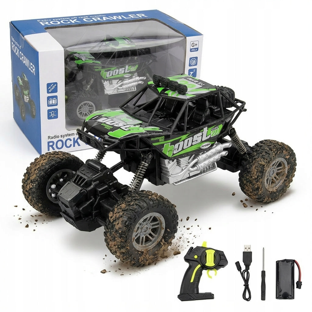 DIDELIS NUOTOLINIU VALDOMAS VISUREIGIS 4x4 Automobilis 20 km/h LED DOVANA VAIKAMS