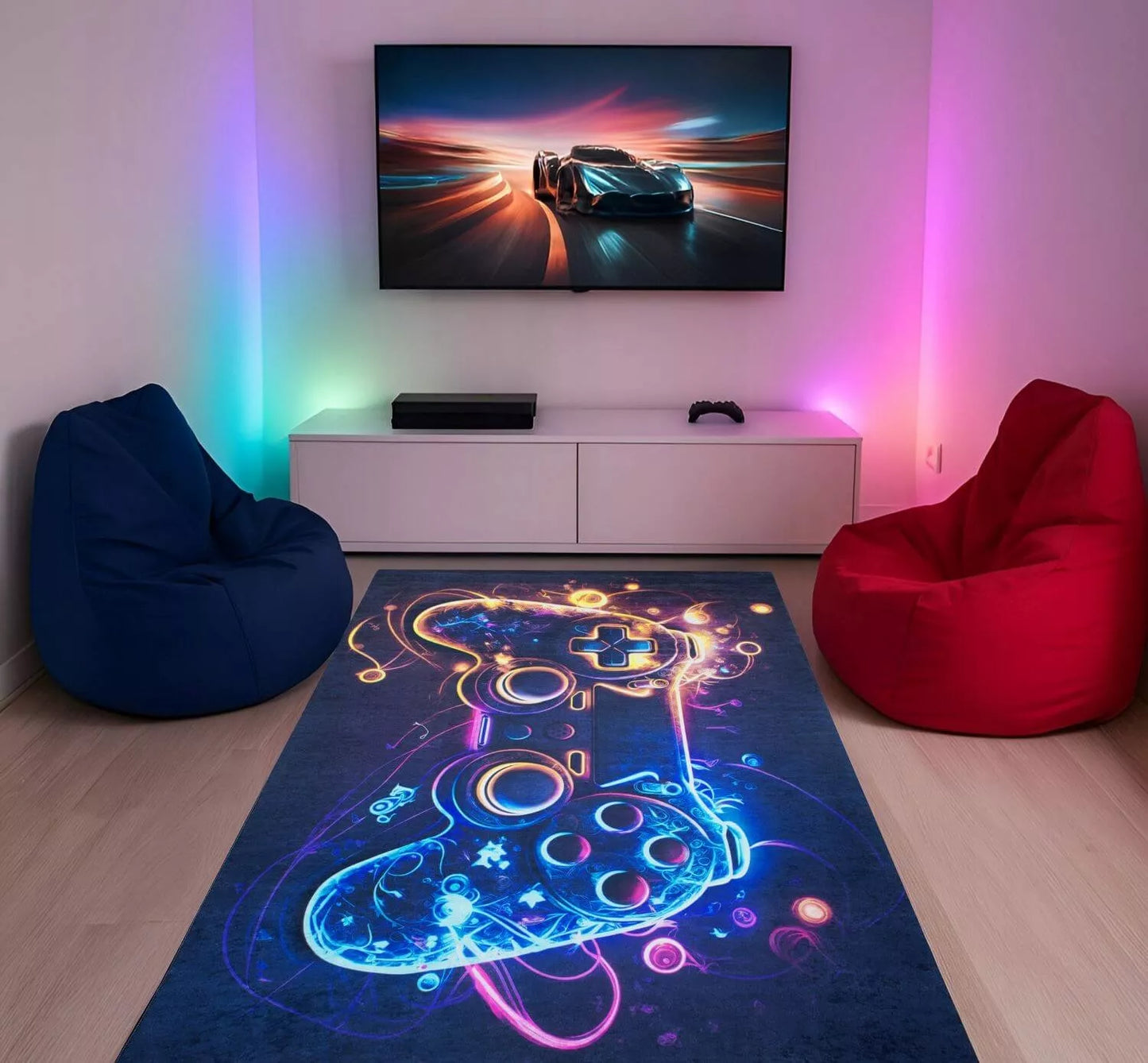 žaidimų kilimėlis po jaunimo kėde neslystantis modernus 120x180