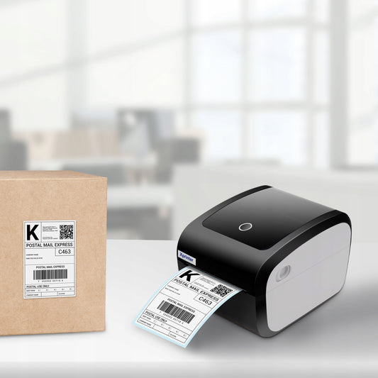 Etikečių spausdintuvas Terminis Kurjerių XPRINTER XP-423B USB + LAN DHL DPD