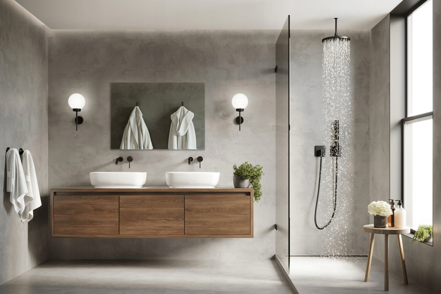 Didelis Vonios Veidrodis Glamour Be Rėmo 100x70 cm