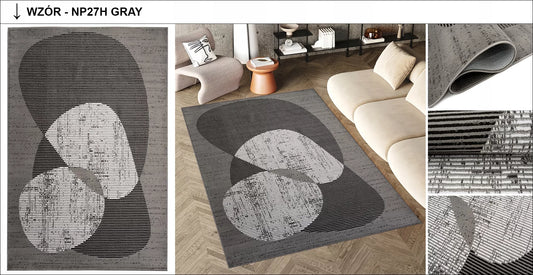 Kilimas LUXURY 180x250 BCF Minkštas Modernus Elegantiškas Madingas Įvairūs raštai
