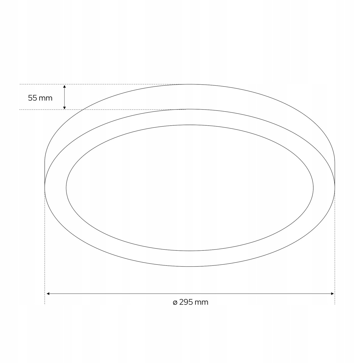 EDO Lubinis LED šviestuvas PERETI 18W 3000K IP44 Medinis 29,5cm