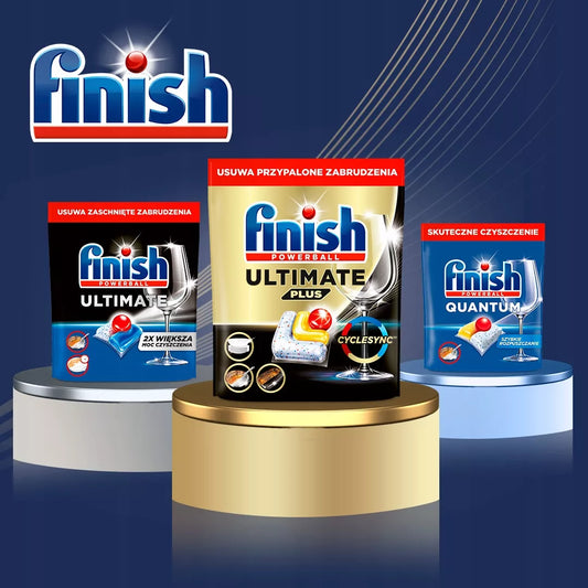 FINISH Ultimate indaplovės tabletės, Citrinos kvapo, 100 vnt.