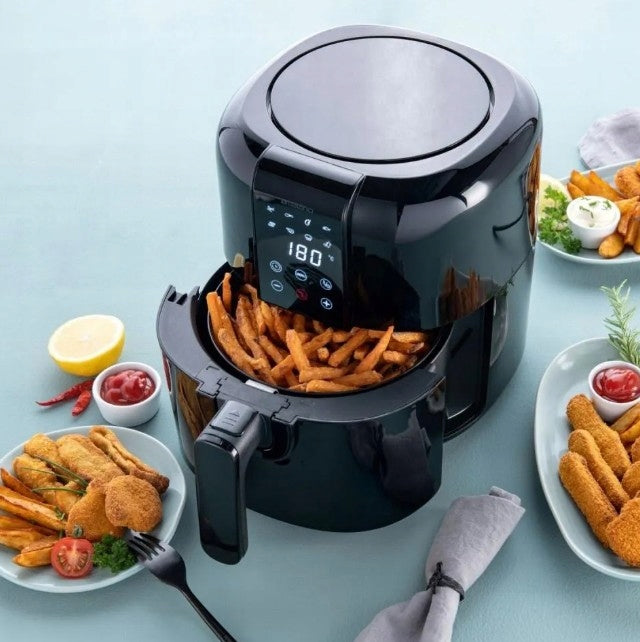 Neliepsnis gruzdintuvas Air Fryer 2,6L 1400W Sveikas kepimas be aliejaus