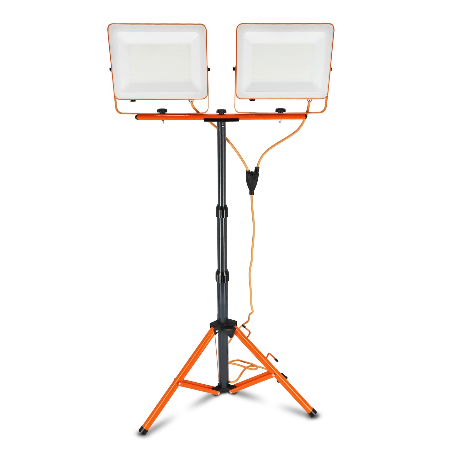 Statyvinis LED Prožektorius 2x 100W 10000lm Statyvas Statybinis Šviestuvas