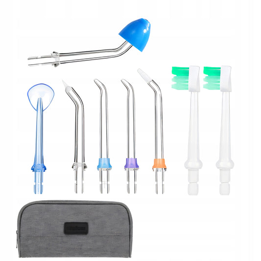 Burno irigatorius 5 režimų, 8 antgaliai, belaidis, dantų, 300ml, dėklas