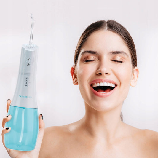 Belaidis nešiojamasis irigatorius, dantų priežiūros priemonė, 5 režimai + dėklas