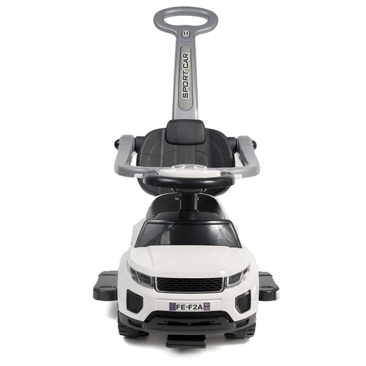 Vaikiškas paspiriamasis automobilis 3in1 su minkšta sėdyne