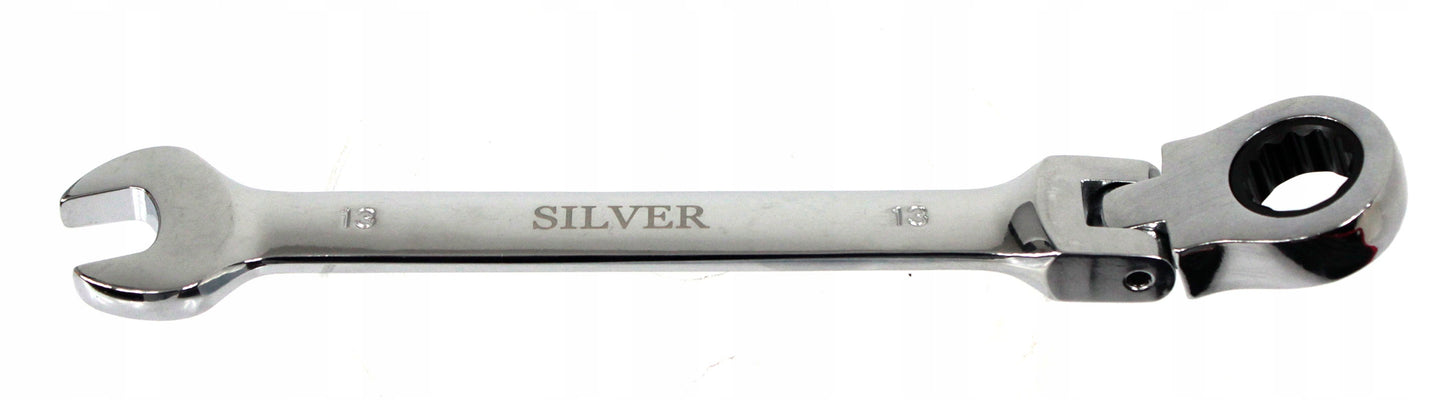 Kombinuoti lankstiniai raktai su terkšle 8-19mm, 12 vnt. rinkinys