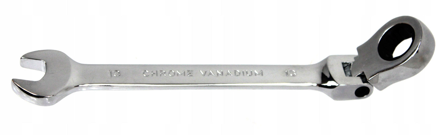 Kombinuoti lankstiniai raktai su terkšle 8-19mm, 12 vnt. rinkinys