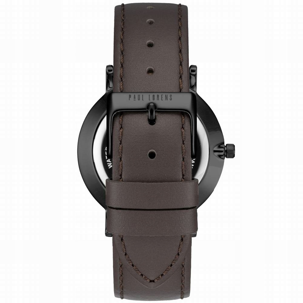 Vyriškas dovanų komplektas PAUL LORENS - Laikrodis + Apyrankė (zg370f)