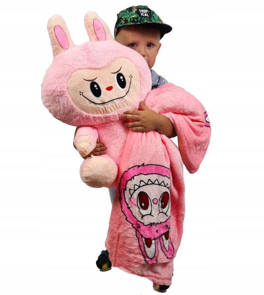 LABUBU Dydelė 50 cm Talismanas Pliušinė MONSTRŲ FIGŪRĖLĖ + 160 cm pledas