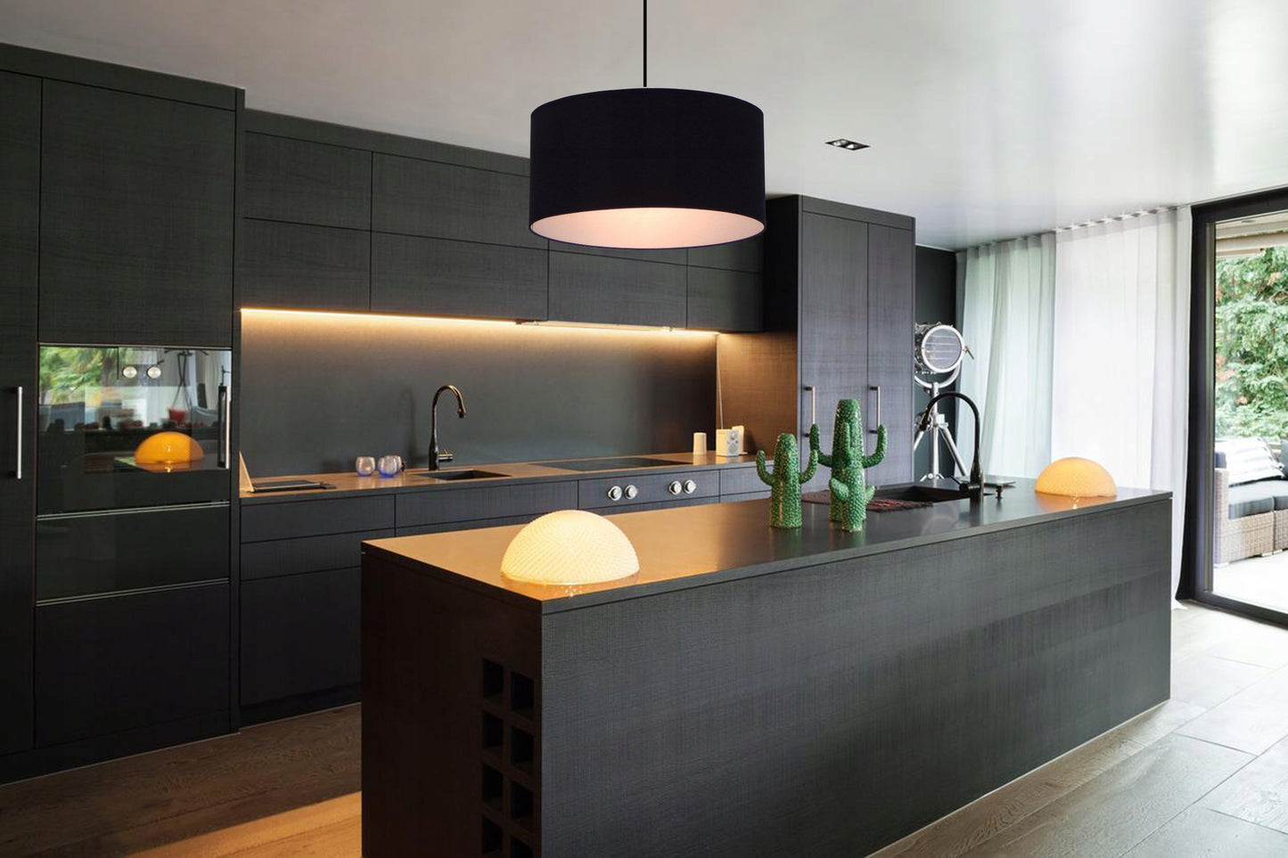 Pakabinama lubinė lempa virtuvei, miegamajam, svetainei, virš stalo ar suoliuko, plafonas