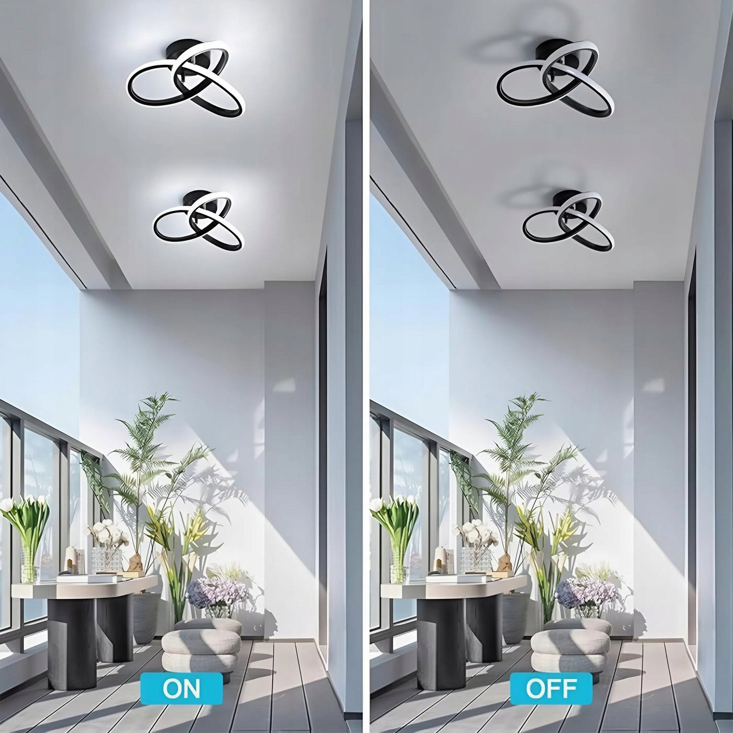 Lubinis šviestuvas plafonas LED juosta modernus šiuolaikinis sietynas lofto stiliaus