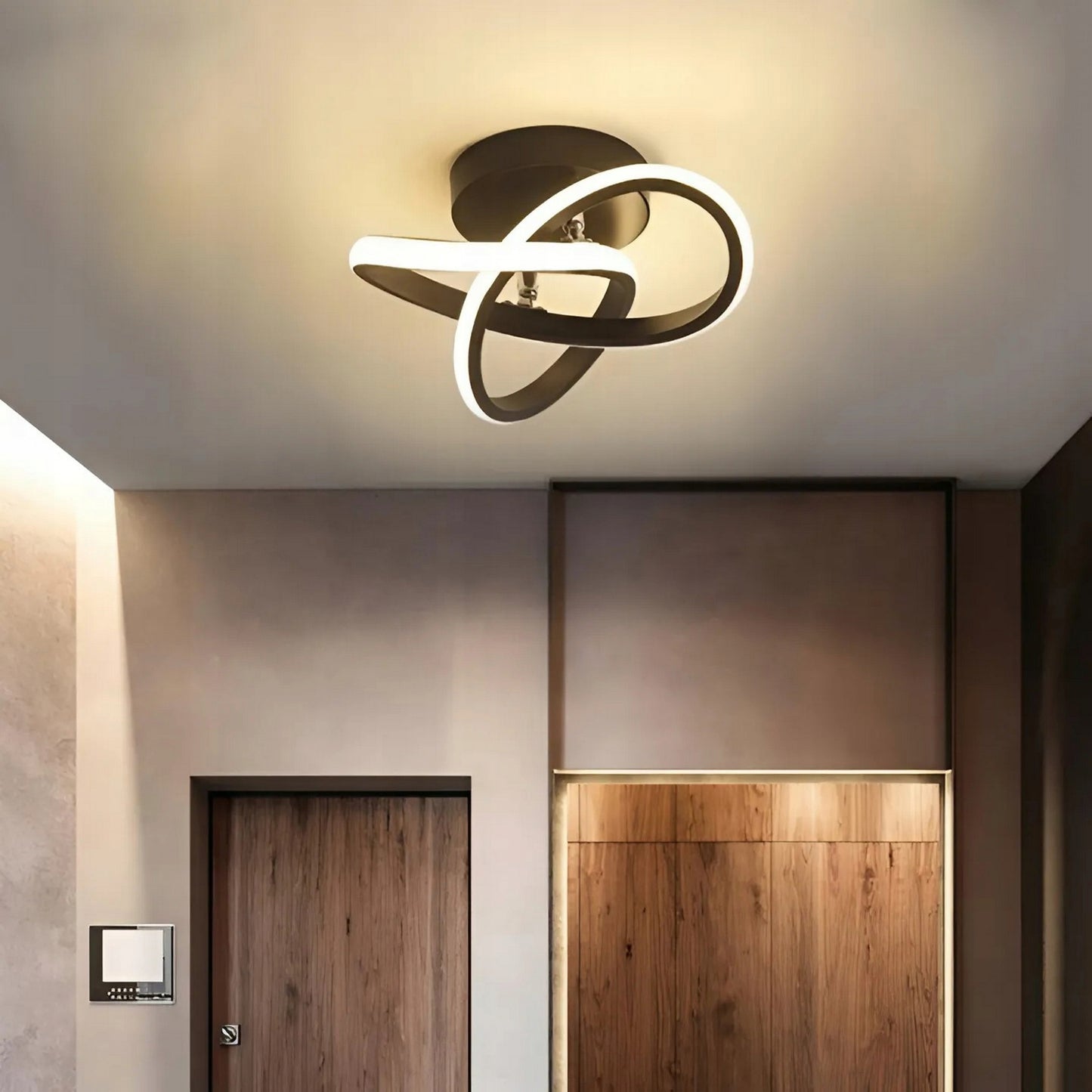 Lubinis šviestuvas plafonas LED juosta modernus šiuolaikinis sietynas lofto stiliaus