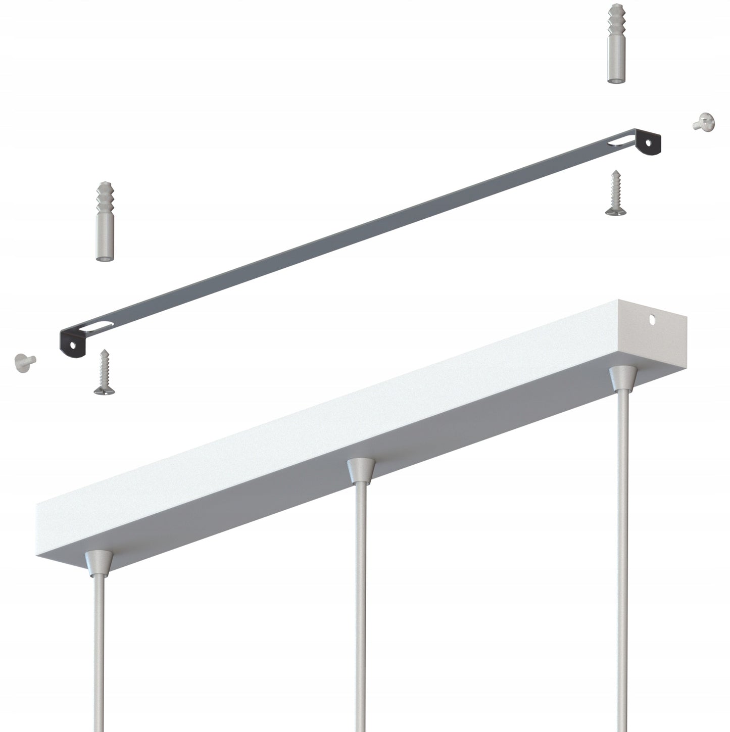 Pakabinamas lubinis šviestuvas / sietynas, juodas, Loft Edison