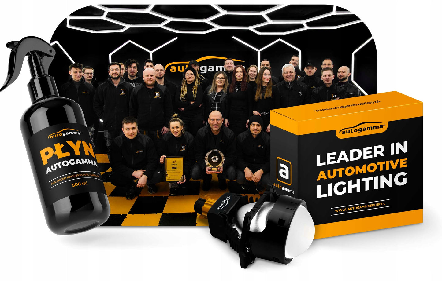 LED lempa Panelė Garažui, Dirbtuvei, Namams HEXAGON 297x307 5500-6000K